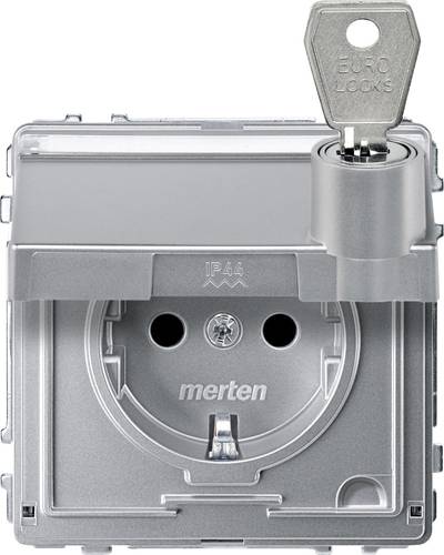 Merten Steckdose Aquadesign Aluminium MEG2316-7260 Merten Steckdose Aquadesign Aluminium MEG2316-7260 von Merten