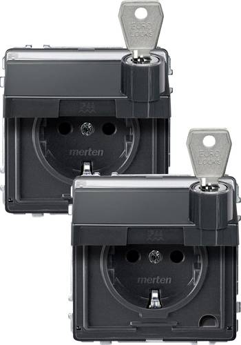 Merten Steckdose Aquadesign Anthrazit MEG2318-7214 Merten Steckdose Aquadesign Anthrazit MEG2318-7214 von Merten