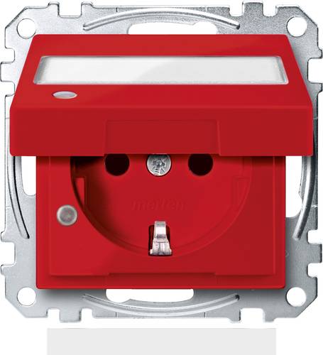 Merten Steckdose System M Karminrot MEG2313-0306 von Merten