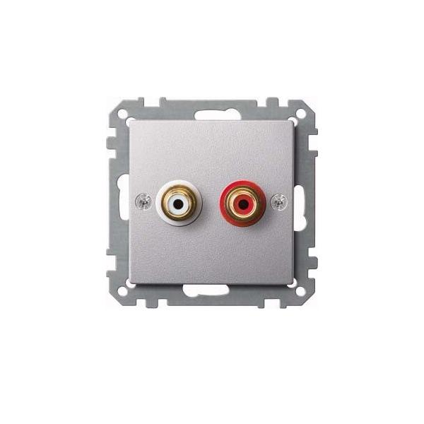 Merten Steckdose alu MEG4350-0460 von Merten