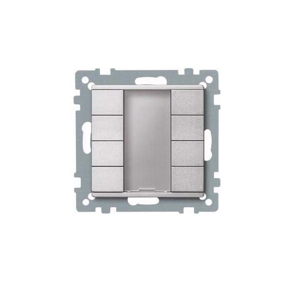 Merten Taster 4f. plus alu 627860 von Merten