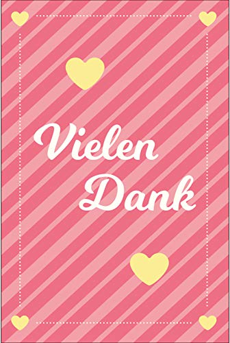10 Stück Exclusive Premium Dankeskarten (Klappkarten) mit Umschlägen, Dankeschön, Karten, Danke Dankekarten, Hochzeit, Geburt, Baby, Taufe, Abschied, Geburtstag, Jubiläum von Merz Designkarten