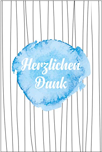 10 Stück Premium Dankeskarten (Klappkarten) mit 10 Umschlägen, Danke, Dankeschön, Karten, Dankekarten, Hochzeit, Geburt, Baby, Taufe, Abschied, Geburtstag, Jubiläum von Merz Designkarten