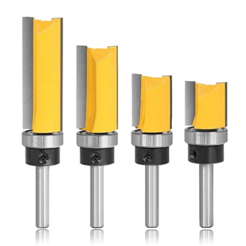 Mesee 4 Stücke 8 mm Schaft Bündigfräser, Oberfräser Nutfräser Router Bit, Holz Fräser Schneiden Nutfräsen, Holz Fräser Router Bit Oberfräser, Holzschneider Profifräser Holzbearbeitungs Schneidwerkzeug Mesee 4 Stücke 8 mm Schaft Bündigfräser, Oberfräser Nutfräser Router Bit, Holz Fräser Schneiden Nutfräsen, Holz Fräser Router Bit Oberfräser, Holzschneider Profifräser Holzbearbeitungs Schneidwerkzeug von Mesee
