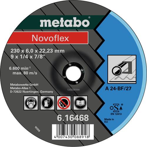 Metabo 616464000 Schruppscheibe gekröpft Bohrungs-Ø 22.23mm 25St. von Metabo