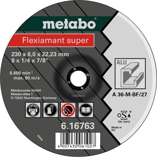 Metabo 616748000 Schruppscheibe gekröpft Bohrungs-Ø 22.23mm 25St. von Metabo