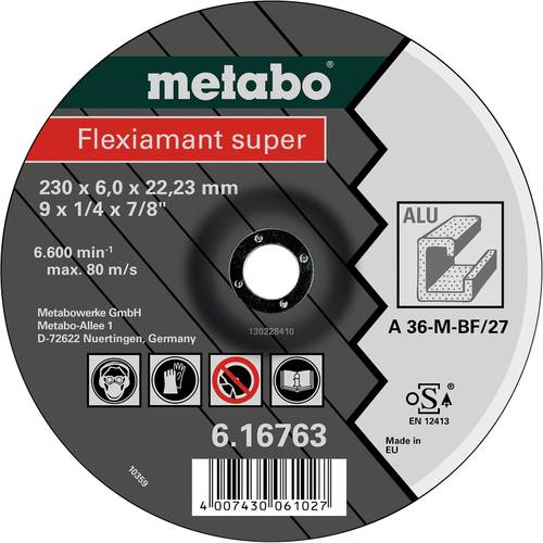 Metabo 616749000 Schruppscheibe gekröpft Bohrungs-Ø 22.23mm 25St. von Metabo