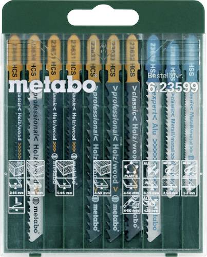 Metabo 623599000 10-teiliges Stichsägeblattsortiment 10St. von Metabo