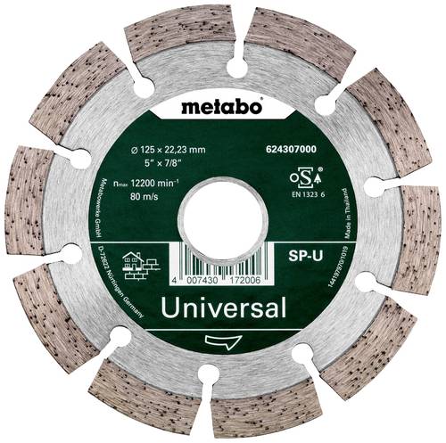 Metabo 624307000 Diamanttrennscheibe Durchmesser 125mm 1St. Metabo 624307000 Diamanttrennscheibe Durchmesser 125mm 1St. von Metabo