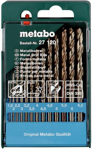 Metabo 627120000 Metall-Spiralbohrer-Set 13teilig 1St. von Metabo
