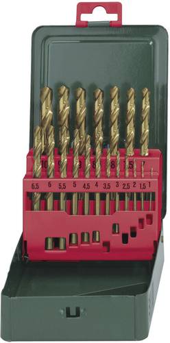 Metabo 627156000 HSS Metall-Spiralbohrer-Set 19teilig TiN DIN 338 Zylinderschaft 1 Set Metabo 627156000 HSS Metall-Spiralbohrer-Set 19teilig TiN DIN 338 Zylinderschaft 1 Set von Metabo