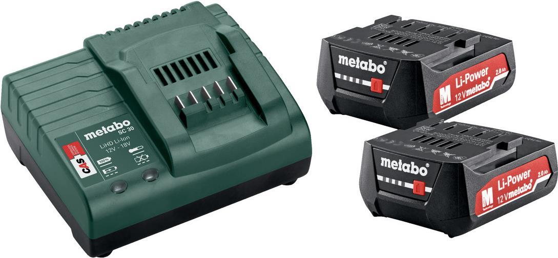 Metabo 685300000 Akku/Ladegerät für Elektrowerkzeug Batterie- & Ladegerät-Set (685300000) von Metabo