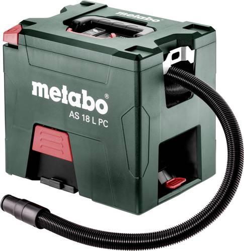 Metabo AS 18L PC 602021850 Trockensauger Set 7.50l ohne Akku, Staubklasse L zertifiziert von Metabo
