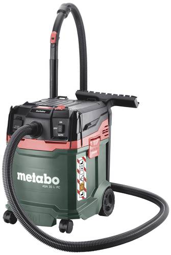 Metabo ASA 30L PC 602086000 Nass-/Trockensauger 1er Set 1200W 30l Staubklasse L zertifiziert, antist von Metabo