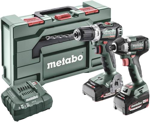 Metabo BSLBL+SSD200LTBL 685195000 Akku-Bohrschrauber, Akku-Schlagschrauber 18V 5.2Ah Li-Ion inkl. Ak Metabo BSLBL+SSD200LTBL 685195000 Akku-Bohrschrauber, Akku-Schlagschrauber 18V 5.2Ah Li-Ion inkl. Ak von Metabo