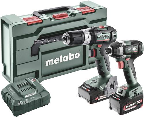 Metabo BSLBL+SSD200LTBL -Akku-Schlagbohrschrauber, Akku-Schlagschrauber inkl. Akku, inkl. Ladegerät von Metabo