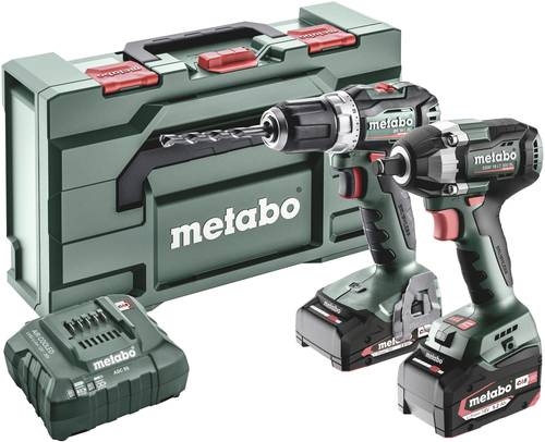 Metabo BSLBL+SSWLT300BL 685202000 Akku-Bohrschrauber, Akku-Schlagschrauber 18V 5.2Ah Li-Ion inkl. Ak Metabo BSLBL+SSWLT300BL 685202000 Akku-Bohrschrauber, Akku-Schlagschrauber 18V 5.2Ah Li-Ion inkl. Ak von Metabo