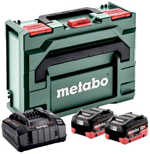 Metabo Basic Set 2 x LiHD 8.0Ah 685131000 Werkzeug-Akku und Ladegerät 18V 8.0Ah LiHD Metabo Basic Set 2 x LiHD 8.0Ah 685131000 Werkzeug-Akku und Ladegerät 18V 8.0Ah LiHD von Metabo