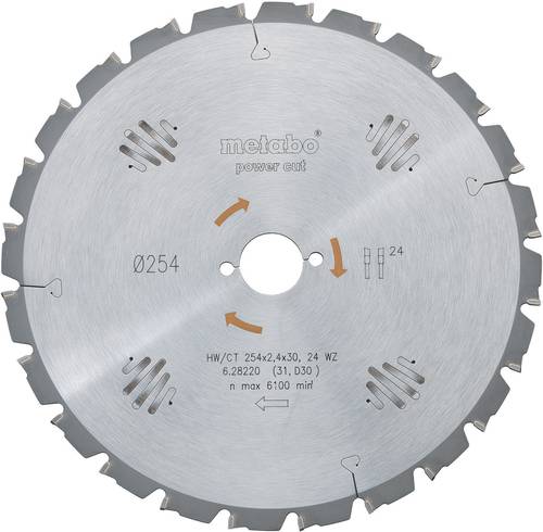 Metabo HW/CT 216X30 48 WZ 628041000 Hartmetall Kreissägeblatt 216 x 30 x 1.8mm Zähneanzahl: 48 1St. Metabo HW/CT 216X30 48 WZ 628041000 Hartmetall Kreissägeblatt 216 x 30 x 1.8mm Zähneanzahl: 48 1St. von Metabo