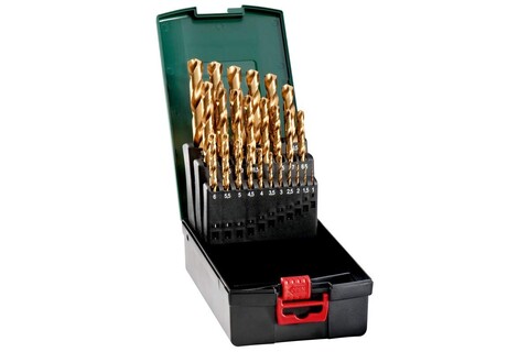 Metabo Hss-Tin-Bohrerkassette,  25-Teilig von Metabo
