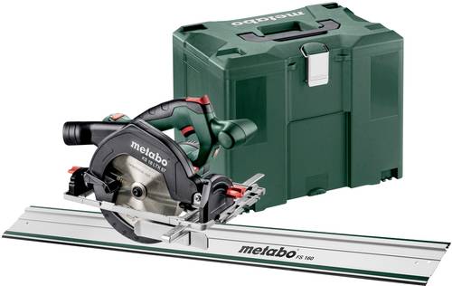 Metabo KS 18 LTX 57 FS Set Akku-Handkreissäge Schnitttiefe max. (90°) 57mm ohne Akku, inkl. Führu von Metabo