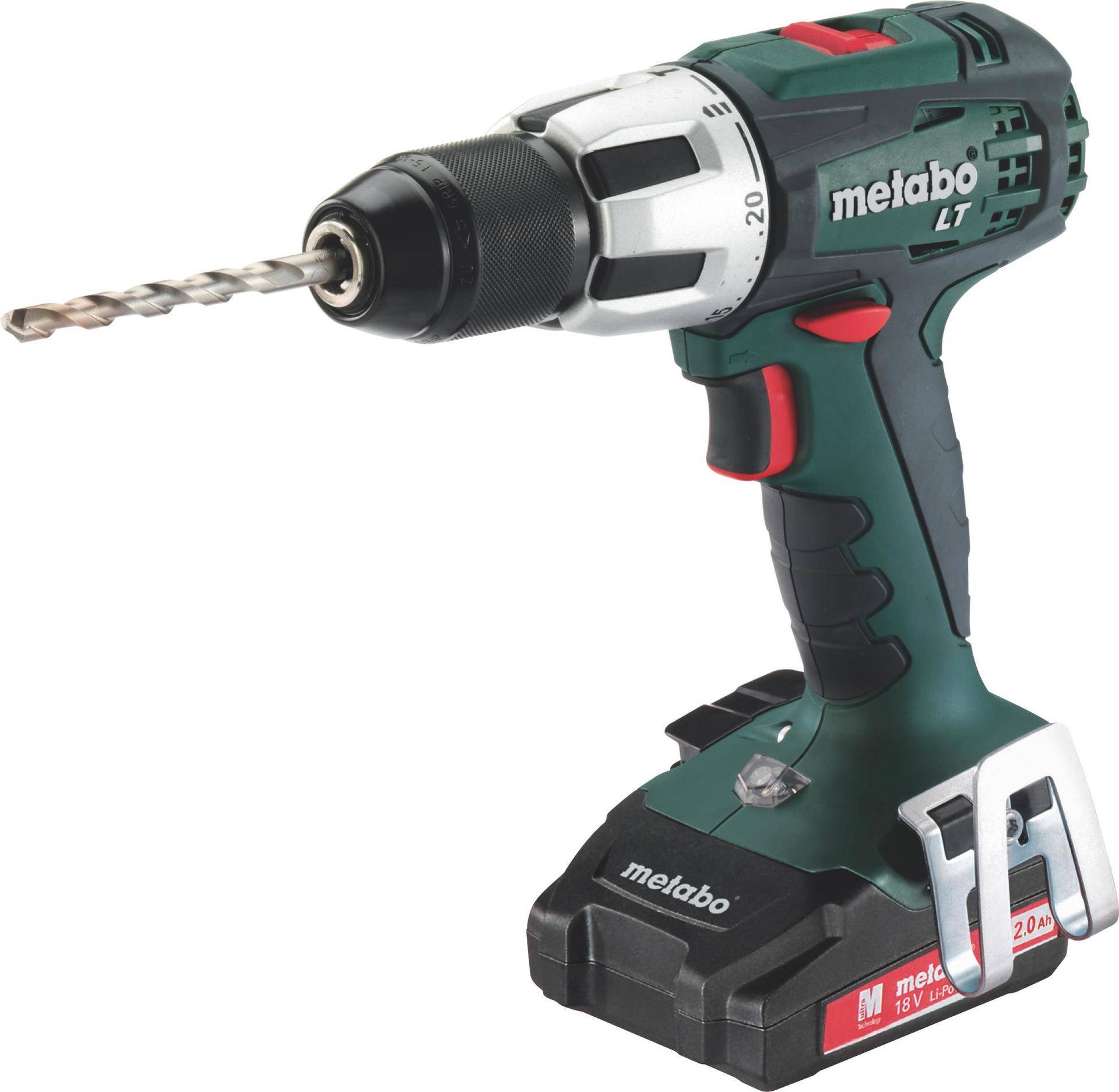Metabo SB 18 LT Compact Handbohrmaschine Lithium-Ion (Li-Ion) 2Ah 1700g Schwarz - Grün (602103510) von Metabo