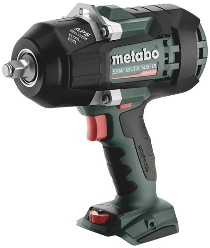 Metabo SSW 18 LTX 1450 BL 602401850 Akku-Schlagschrauber 18V Anzahl mitgelieferte Akkus 0 bürstenlo Metabo SSW 18 LTX 1450 BL 602401850 Akku-Schlagschrauber 18V Anzahl mitgelieferte Akkus 0 bürstenlo von Metabo