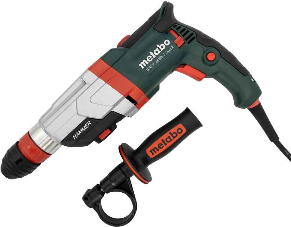 Metabo UHEV 2860-2 QUICK - Bohrhammer - 1100 W - 2 Geschwindigkeiten - 3 Modi - SDS-plus - 18 N·m - 3.4 Joules Metabo UHEV 2860-2 QUICK - Bohrhammer - 1100 W - 2 Geschwindigkeiten - 3 Modi - SDS-plus - 18 N·m - 3.4 Joules von Metabo