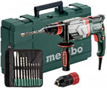 Metabo UHEV 2860-2 QUICK Set - Bohrhammer - 1100 W - 2 Geschwindigkeiten - 3 Modi - SDS-plus 50 mm - 3.4 Joules von Metabo