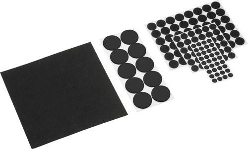Metafranc WU0281180 Filzgleiter selbstklebend, rund Schwarz 1 Set Metafranc WU0281180 Filzgleiter selbstklebend, rund Schwarz 1 Set von Metafranc
