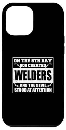 Schweisser God created Welders schweissen Schweißgerät Hülle für iPhone 12 Pro Max Schweisser God created Welders schweissen Schweißgerät Hülle für iPhone 12 Pro Max von Metallbauer Schweisser Zubehör Geschenke Shirt