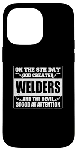 Schweisser God created Welders schweissen Schweißgerät Hülle für iPhone 14 Pro Max Schweisser God created Welders schweissen Schweißgerät Hülle für iPhone 14 Pro Max von Metallbauer Schweisser Zubehör Geschenke Shirt
