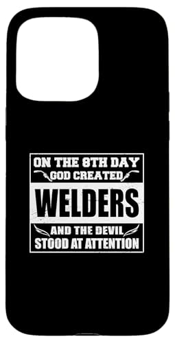 Schweisser God created Welders schweissen Schweißgerät Hülle für iPhone 15 Pro Max Schweisser God created Welders schweissen Schweißgerät Hülle für iPhone 15 Pro Max von Metallbauer Schweisser Zubehör Geschenke Shirt