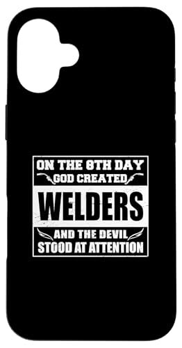 Schweisser God created Welders schweissen Schweißgerät Hülle für iPhone 16 Plus Schweisser God created Welders schweissen Schweißgerät Hülle für iPhone 16 Plus von Metallbauer Schweisser Zubehör Geschenke Shirt