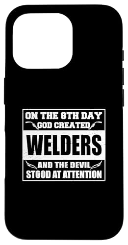 Schweisser God created Welders schweissen Schweißgerät Hülle für iPhone 16 Pro Schweisser God created Welders schweissen Schweißgerät Hülle für iPhone 16 Pro von Metallbauer Schweisser Zubehör Geschenke Shirt