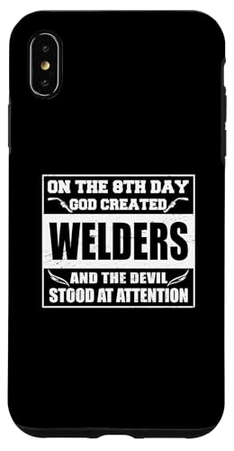 Schweisser God created Welders schweissen Schweißgerät Hülle für iPhone XS Max Schweisser God created Welders schweissen Schweißgerät Hülle für iPhone XS Max von Metallbauer Schweisser Zubehör Geschenke Shirt