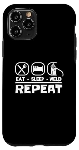 Schweisser SLEEP WELD Mechaniker schweissen Schweißgerät Hülle für iPhone 11 Pro Schweisser SLEEP WELD Mechaniker schweissen Schweißgerät Hülle für iPhone 11 Pro von Metallbauer Schweisser Zubehör Geschenke Shirt