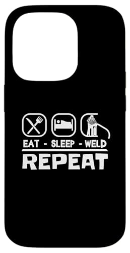 Schweisser SLEEP WELD Mechaniker schweissen Schweißgerät Hülle für iPhone 14 Pro Schweisser SLEEP WELD Mechaniker schweissen Schweißgerät Hülle für iPhone 14 Pro von Metallbauer Schweisser Zubehör Geschenke Shirt
