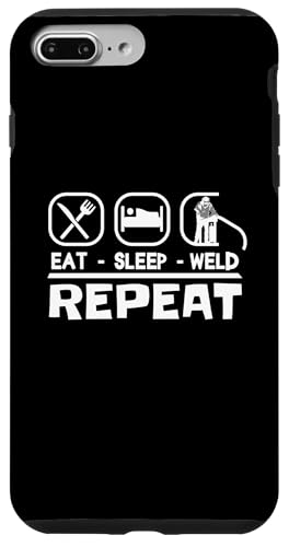 Schweisser SLEEP WELD Mechaniker schweissen Schweißgerät Hülle für iPhone 7 Plus/8 Plus Schweisser SLEEP WELD Mechaniker schweissen Schweißgerät Hülle für iPhone 7 Plus/8 Plus von Metallbauer Schweisser Zubehör Geschenke Shirt