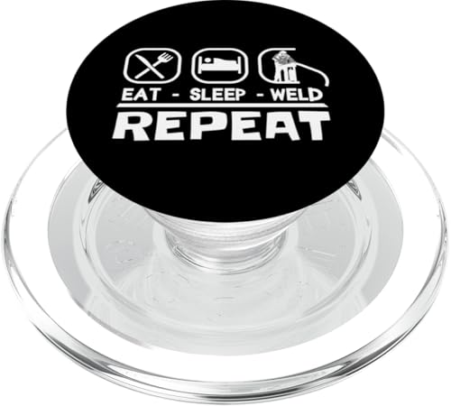 Schweisser SLEEP WELD Mechaniker schweissen Schweißgerät PopSockets PopGrip für MagSafe Schweisser SLEEP WELD Mechaniker schweissen Schweißgerät PopSockets PopGrip für MagSafe von Metallbauer Schweisser Zubehör Geschenke Shirt