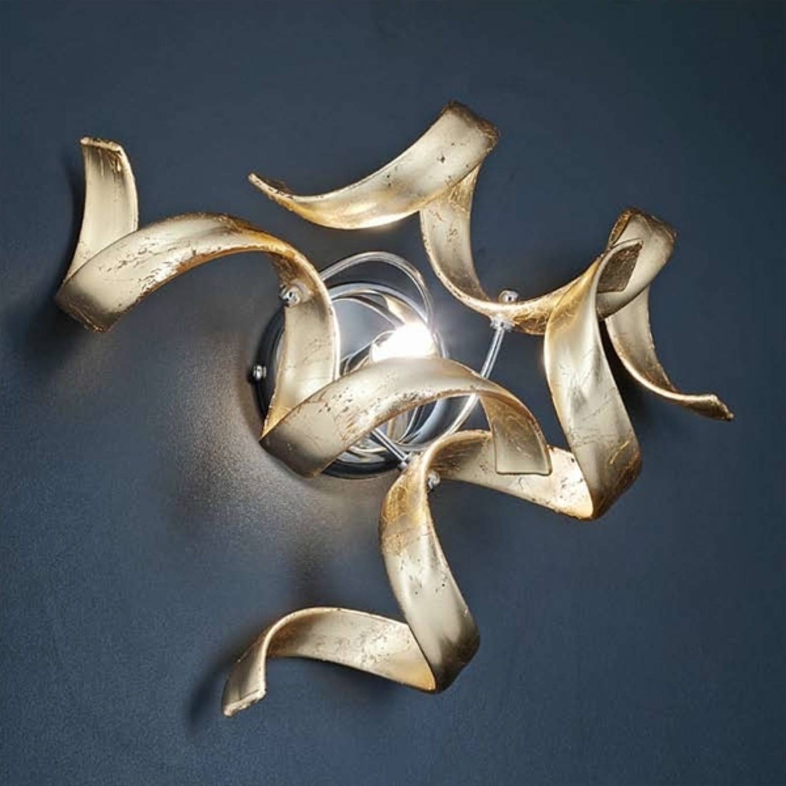 Glänzende Wandleuchte Gold Glänzende Wandleuchte Gold von Metallux