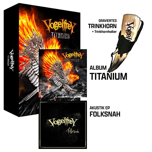 Titanium (LTD Fanbox/inklusive dem Album im CD-Format, Bonus-CD, Trinkhorn - Fassungsvermögen ca. 0,1 Liter - und Trinkhornhalter) von Metalville (Rough Trade)