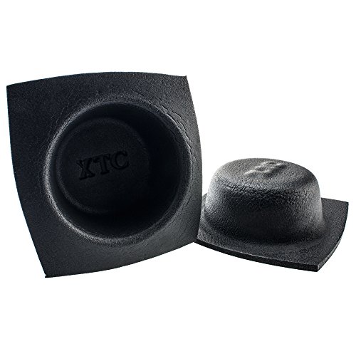 Metra VXT52 - Kfz Lautsprecher-Schutzgehäuse aus Schaumstoff (rund/flach/Ø 13cm / Paar) für bessere Akustik und Schutz vor Wasser, Rost, Staub für Einsatz z.B. in Auto, Boot, Spa, Terrasse, UVM. von Metra