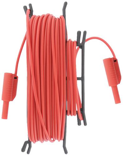 Metrel A 1640 Sicherheits-Messleitung [Bananenstecker 4mm - Bananenstecker 4 mm] 20m Rot 1St. von Metrel