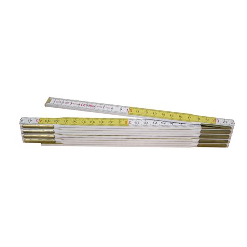 Metrica Holzgliedermaßtab 2M, weiß/gelb, 23162 Metrica Holzgliedermaßtab 2M, weiß/gelb, 23162 von Metrica