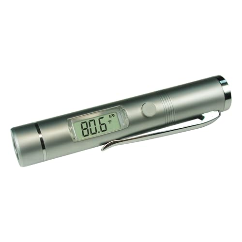 TN002PC Berührungsloses Mini Digital Infrarot Thermometer Klein 27° bis 450°F (-33° bis 230° C) 1:1 D:S Verhältnis Professionell - Automotive, Kochen und Oberflächenmessung von Metris Instruments