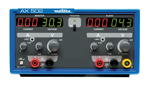 Metrix AX 502A Labornetzteil, einstellbar 0-30V/DC 0-2,5A, Anzahl der Ausgänge 2X von Metrix