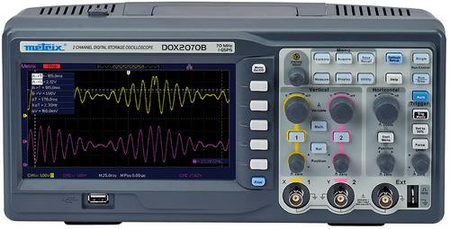 Metrix DOX2070B Digital-Oszilloskop 70MHz 2-Kanal 50 GSa/s 2 Mpts 8 Bit Digital-Speicher (DSO) 1St. von Metrix