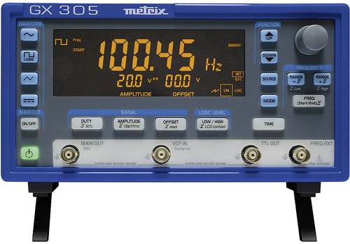 Metrix GX 305 Funktionsgenerator netzbetrieben 0.001Hz - 5MHz Dreieck, Rechteck, Sinus von Metrix