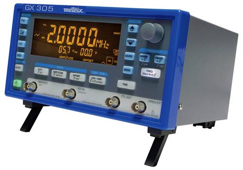 Metrix GX 305 Funktionsgenerator netzbetrieben 0.001Hz - 5MHz Dreieck, Rechteck, Sinus von Metrix